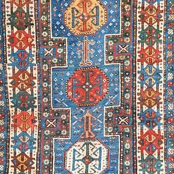 Antique Decor - 19th Century Antique Transcaucasian rug Image of rug or carpet