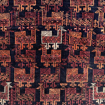 Owen Parry - Baluch bird bag Image of rug or carpet